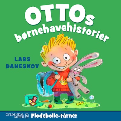 Ottos børnehavehistorier - Flødebolle-tårnet – omslag til lydbogen af Lars Daneskov