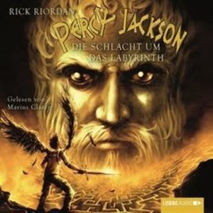 Die Schlacht Um Das Labyrinth (Percy Jackson 4) – okładka audiobooka, autor Rick Riordan