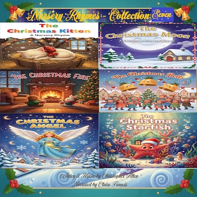 Christmas Nursery Rhymes - Collection Seven – omslag til lydbogen af AI Voice Christopher Allen