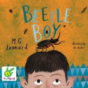 Beetle Boy – okładka audiobooka, autor M. G. Leonard