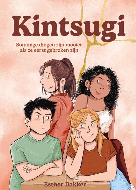 Kintsugi: Sommige dingen zijn mooier als ze eerst gebroken zijn – omslag van het luisterboek van Esther Bakker