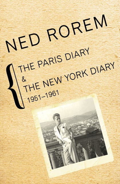 The Paris Diary & The New York Diary, 1951–1961 – omslag til lydbogen af Ned Rorem