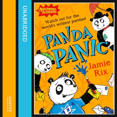 Panda Panic – omslag til lydbogen af Jamie Rix