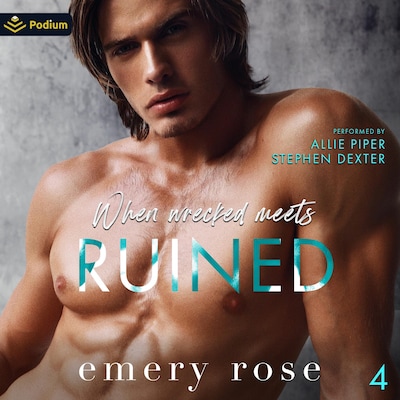 When Wrecked Meets Ruined – omslag til lydbogen af Emery Rose