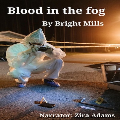 Blood in the fog – omslag til lydbogen af Bright Mills