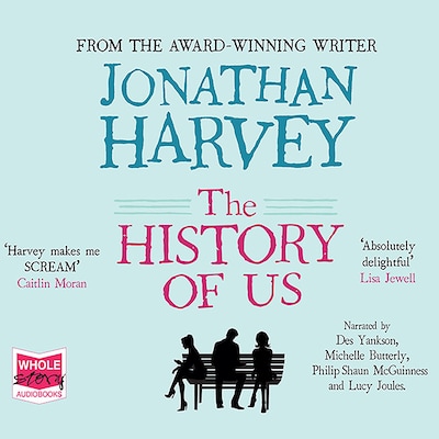 The History of Us – omslag til lydbogen af Jonathan Harvey