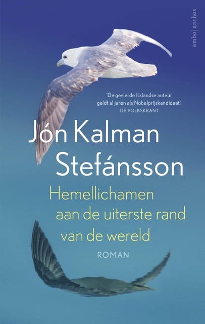 Hemellichamen aan de uiterste rand van de wereld – omslag van het luisterboek van Jón Kalman Stefánsson