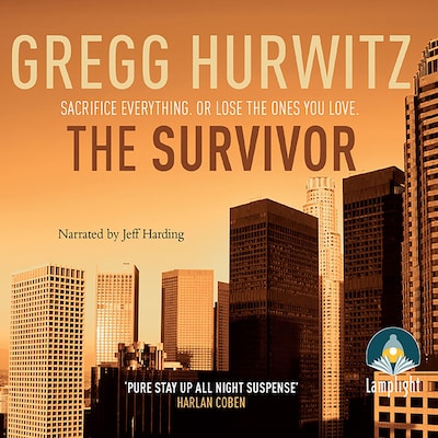 The Survivor – omslag til lydbogen af Gregg Hurwitz