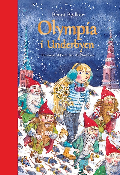 Olympia i Underbyen - En julefortælling i 24 afsnit – omslag til lydbogen af Benni Bødker