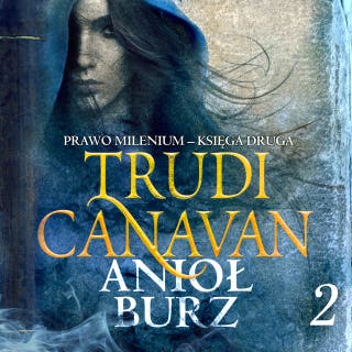 Anioł burz – okładka audiobooka, autor Trudi Canavan