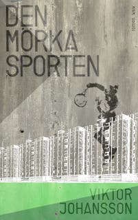 Den mörka sporten – omslag till ljudboken av Viktor Johansson