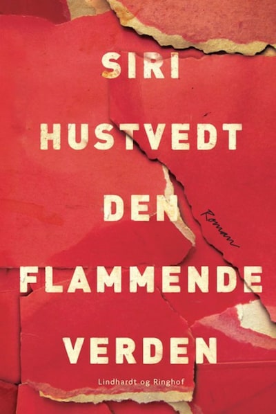 Den flammende verden – omslag til lydbogen af Siri Hustvedt