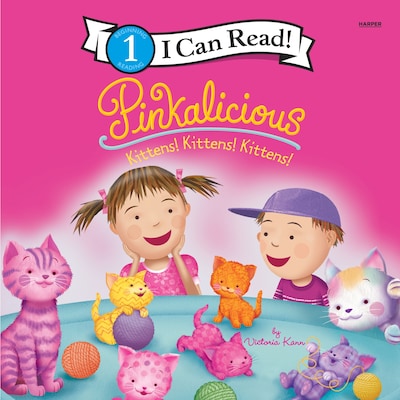 Pinkalicious: Kittens! Kittens! Kittens! – omslag til lydbogen af Victoria Kann