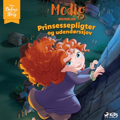 Modig - Begyndelsen - Prinsessepligter og udendørssjov – omslag til lydbogen af Disney