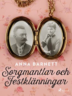 Sorgmantlar och Festklänningar – omslag till ljudboken av Anna Barnett