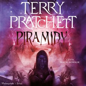 Piramidy – okładka audiobooka, autor Terry Pratchett
