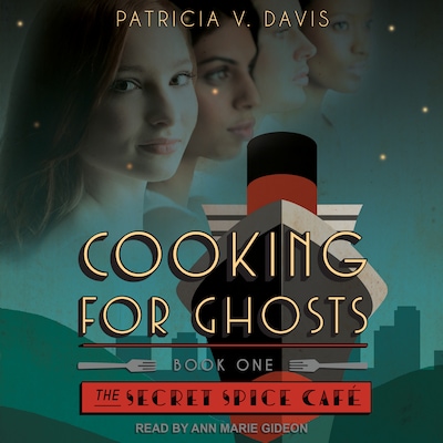 Cooking for Ghosts – omslag til lydbogen af Patricia V. Davis