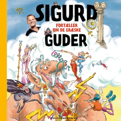 Sigurd fortæller om de græske guder – omslag til lydbogen af Sigurd Barrett