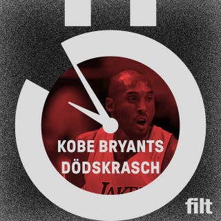 Kobe Bryants helikopterkrasch – omslag till ljudboken av Olivia Sandell
