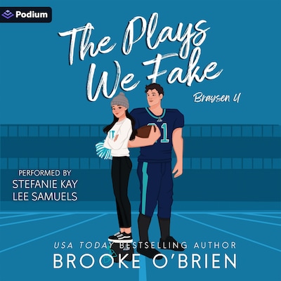 The Plays We Fake – omslag til lydbogen af Brooke O'Brien