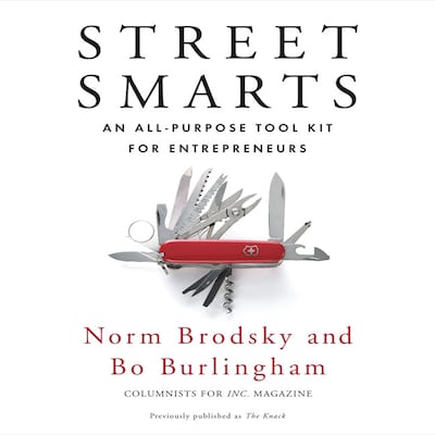 Street Smarts – omslag til lydbogen af Norm Brodsky, Bo Burlingham