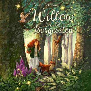 Willow en de Bosgeesten – omslag van het luisterboek van Sabine Bohlmann
