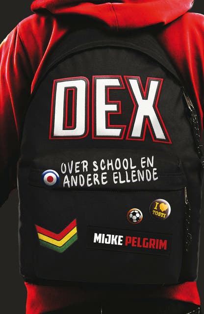 Dex: Over school en andere ellende – omslag van het luisterboek van Mijke Pelgrim