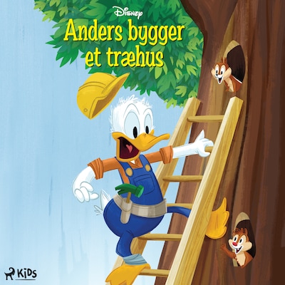 Anders bygger et træhus – omslag til lydbogen af Disney