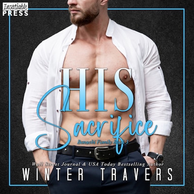 His Sacrifice – omslag til lydbogen af Winter Travers