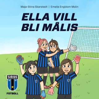 Ella vill bli målis – omslag till ljudboken av Maja-Stina Skarstedt