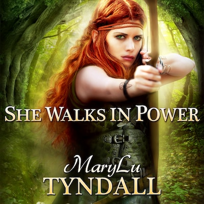 She Walks in Power – omslag til lydbogen af MaryLu Tyndall