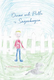 Oscar och Pelle i Sagoskogen – omslag till ljudboken av Catharina Olsson