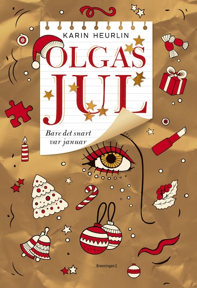 Olgas jul – omslag til lydbogen af Karin Heurlin