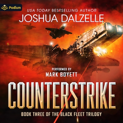 Counterstrike – omslag til lydbogen af Joshua Dalzelle