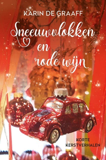 Sneeuwvlokken en rode wijn – omslag van het luisterboek van Karin de Graaff
