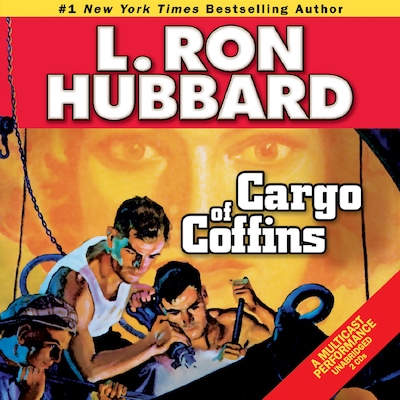 Cargo of Coffins – omslag til lydbogen af L. Ron Hubbard
