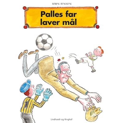 Palles far laver mål – omslag til lydbogen af Jørn Jensen