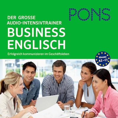 PONS Der große Audio-Intensivtrainer BUSINESS ENGLISH – okładka audiobooka, autor PONS
