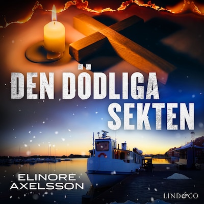 Den dödliga sekten – omslag till ljudboken av Elinore Axelsson