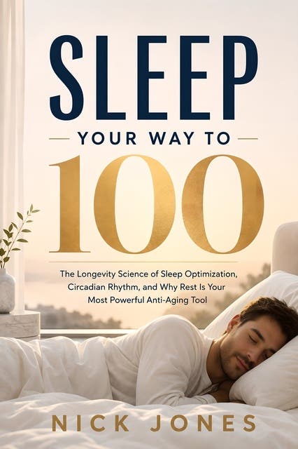 Sleep Your Way to 100: The Longevity Science of Sleep Optimization, Circadian Rhythm, and Why Rest Is Your Most Powerful Anti-Aging Tool – omslag til lydbogen af Nick Jones