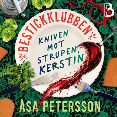 Kniven mot strupen, Kerstin – omslag till ljudboken av Åsa Petersson