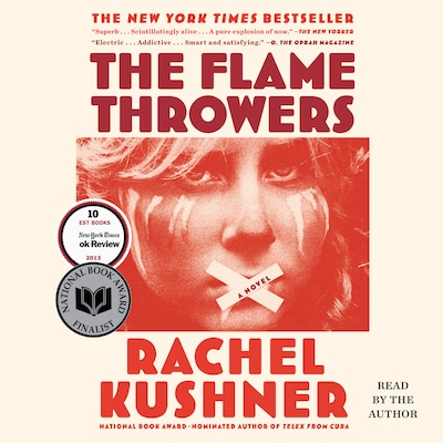 The Flamethrowers – omslag til lydbogen af Rachel Kushner