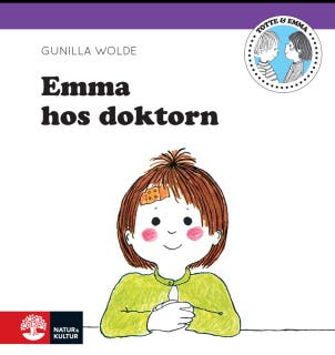 Emma hos doktorn – omslag till ljudboken av Gunilla Wolde
