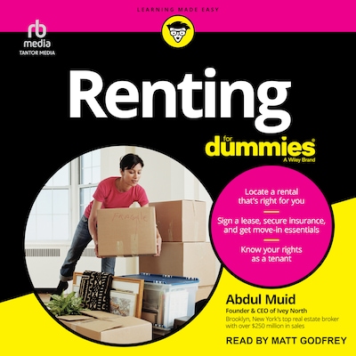 Renting For Dummies – omslag til lydbogen af Abdul Muid