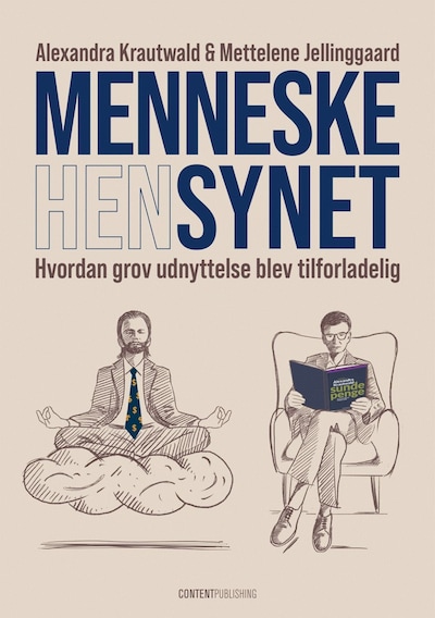 Menneskesynet – omslag til lydbogen af Alexandra Krautwald, Birgitte Lie Suhr-Jessen, Mettelene Jellinggaard
