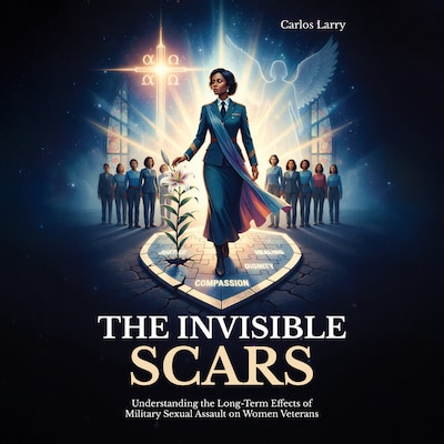 The Invisible Scars – omslag til lydbogen af Carlos Larry