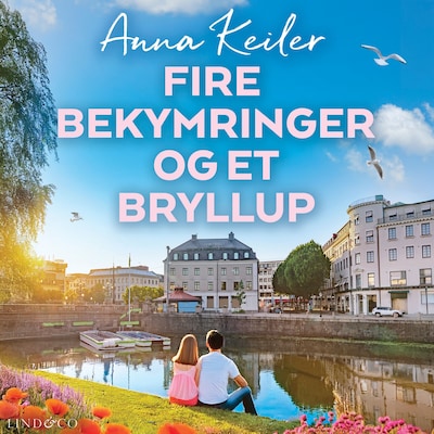 Fire bekymringer og et bryllup – omslag til lydbogen af Anna Keiler