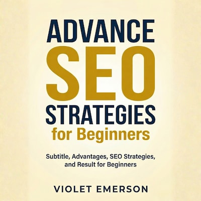 Advance SEO Strategies for Beginners – omslag til lydbogen af Violet Emerson