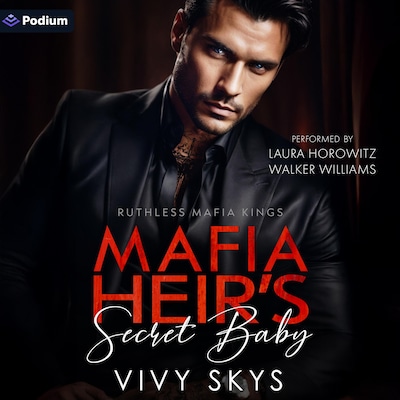 Mafia Heir's Secret Baby – omslag til lydbogen af Vivy Skys
