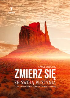 Zmierz się ze swoją pustynią – okładka audiobooka, autor Karol Sobczyk